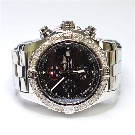 super avenger breitling diamond watch replica